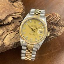 Thumbnail von Rolex Datejust 36 Datejust 36 Honey Dia Dial - Ref. 16013 - Papiere 1985