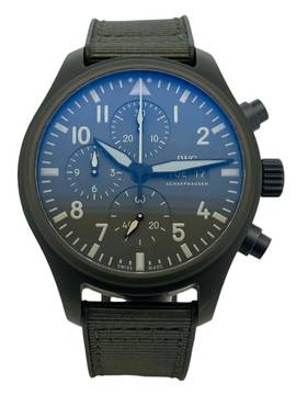  IWC Fliegeruhr Chronograph Top Gun Pilot Chronograph Top Gun Full Set 