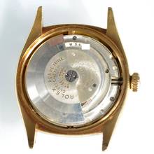 Thumbnail von Rolex Datejust 36 6305-1 Cream Radium dial yellow gold 18KT very rare 1954