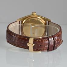 Thumbnail von Rolex Datejust 36 6305-1 Cream Radium dial yellow gold 18KT very rare 1954