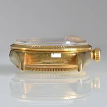 Thumbnail von Rolex Datejust 36 6305-1 Cream Radium dial yellow gold 18KT very rare 1954