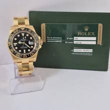 Thumbnail von Rolex GMT-Master II Full Yellow Gold 40mm Automatic Complete