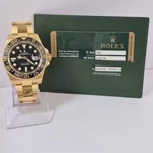 Thumbnail von Rolex GMT-Master II Full Yellow Gold 40mm Automatic Complete