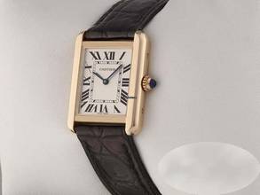 Thumbnail von Cartier Tank Solo Edelstahl Gelbgold 750 2018 W5200002 Stahl Gold Damen