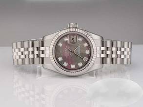 Thumbnail von Rolex Lady-Datejust 179174 2013 Stahl Weissgold 750 Perlmutt Diamanten Automatik Stainless Steel 18kt White Gold Jubilé-band Chronometer Oyster