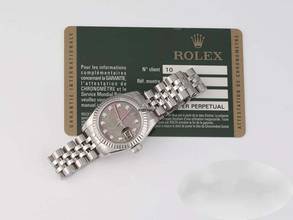 Thumbnail von Rolex Lady-Datejust 179174 2013 Stahl Weissgold 750 Perlmutt Diamanten Automatik Stainless Steel 18kt White Gold Jubilé-band Chronometer Oyster