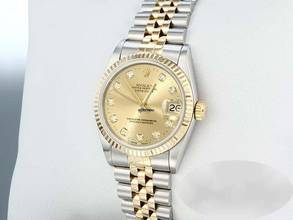 Thumbnail von Rolex Datejust 31 31mm 68273 Stahl Gelbgold 750 1997 Diamanten Automatik Stainless Steel 18kt Yellow Gold Jubilé-band Chronometer Oyster