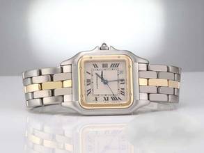 Thumbnail von Cartier Panthère stainless steel yellow gold 750 women's watch women's steel 18kt yellow gold