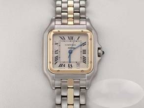 Thumbnail von Cartier Panthère stainless steel yellow gold 750 women's watch women's steel 18kt yellow gold