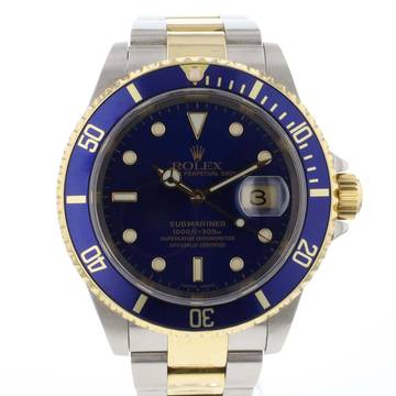  Rolex Submariner Date Steel/Gold Blue Dial 