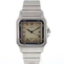  Cartier Santos Galbée GM Steel 