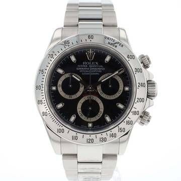  Rolex Daytona Steel Black Dial 
