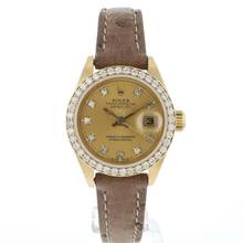  Rolex Lady-Datejust 26 Yellow Gold Diamond Dial 
