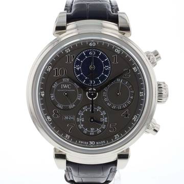  IWC Da Vinci Perpetual Calendar Chronograph Slate Dial 