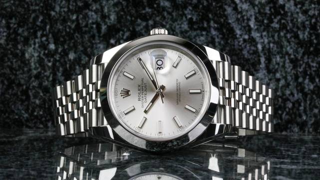  Rolex Datejust 41 Silber Jubilee 126300 - New LC100 - Fullset 2026 