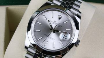 Thumbnail von Rolex Datejust 41 Silber Jubilee 126300 - New LC100 - Fullset 2026