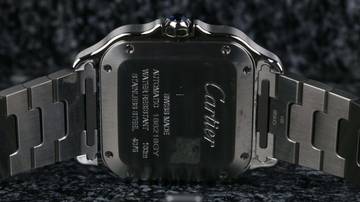 Thumbnail von Cartier Santos De Cartier Medium Blue WSSA0063 - New with VAT - Fullset 2026