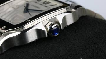Thumbnail von Cartier Santos De Cartier Medium White WSSA0029 - New with VAT - Full set 2026