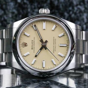  Rolex Oyster Perpetual 31 Yellow Beige 277200 - New LC100 - Fullset 2026 
