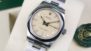 Thumbnail von Rolex Oyster Perpetual 31 Yellow Beige 277200 - New LC100 - Fullset 2026