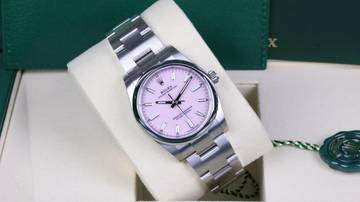 Thumbnail von Rolex Oyster Perpetual 34 Candy Pink 124200 - New LC100 - Fullset 2026