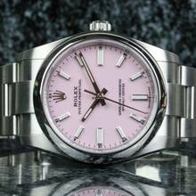 Rolex Oyster Perpetual 34 Candy Pink 124200 - New LC100 - Fullset 2026