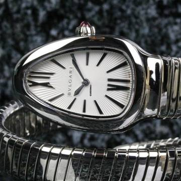  Bulgari Serpenti Snake Steel 101817 - New - Fullset 2026 