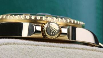 Thumbnail von Rolex GMT-Master II Yellow Gold Green 116718LN - with Box - D Serial