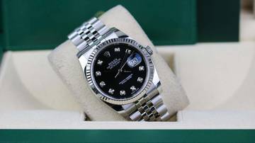 Thumbnail von Rolex Datejust 36 Black Diamond Jubilee 116234 - like New - Fullset 2014