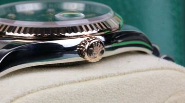 Thumbnail von Rolex Datejust 36 Steel Rosé Jubilee 116231 Black Diamond - Fullset 2012