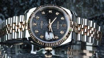 Thumbnail von Rolex Datejust 36 Steel Rosé Jubilee 116231 Black Diamond - Fullset 2012
