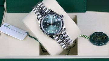 Thumbnail von Rolex Datejust 31 Mint Green Jubilee 278240 - New LC100 - Fullset 2026