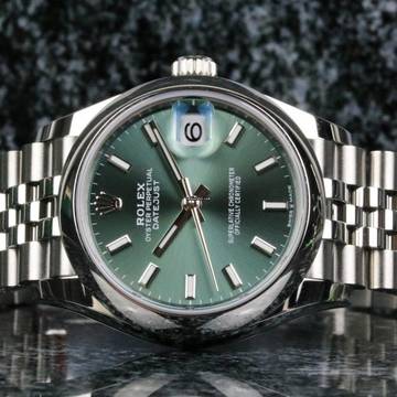  Rolex Datejust 31 Mint Green Jubilee 278240 - New LC100 - Fullset 2026 
