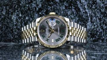 Rolex Datejust 36 Steel Gold 126233 Jubilee Wimbledon like New - Fullset 2022
