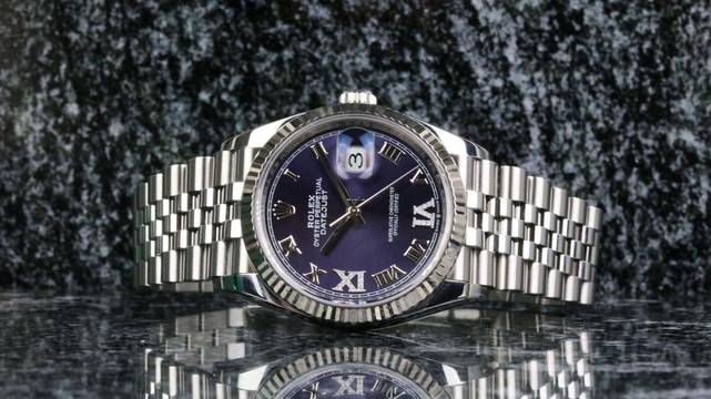  Rolex Datejust 36 Jubilee 126234 Aubergine 6&9 - like New - Fullset 2021 