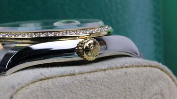 Thumbnail von Rolex Datejust 36 Steel Gold RBR Jubilee Champagne Diamond - Fullset 2012