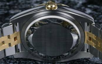 Thumbnail von Rolex Datejust 36 Steel Gold RBR Jubilee Champagne Diamond - Fullset 2012