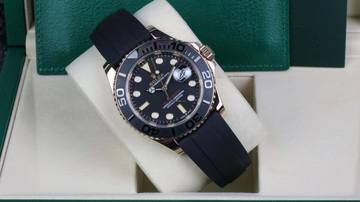 Thumbnail von Rolex Yacht-Master 40 Roségold Oysterflex 126655 - like New - Fullset 2021