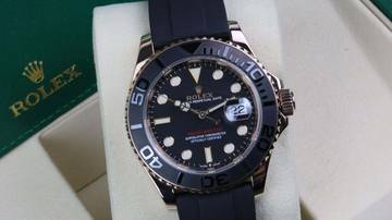 Thumbnail von Rolex Yacht-Master 40 Roségold Oysterflex 126655 - like New - Fullset 2021