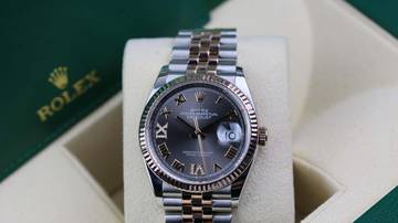 Thumbnail von Rolex Datejust 36 Steel Rosé 126231 Jubilee Rhodium - like New - Fullset 2021