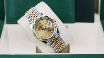 Thumbnail von Rolex Datejust 36 Steel Gold 126233 Champagne Jubilee - like New Fullset 2020