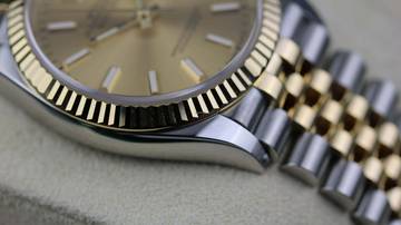 Thumbnail von Rolex Datejust 36 Steel Gold 126233 Champagne Jubilee - like New Fullset 2020