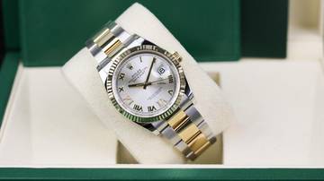 Thumbnail von Rolex Datejust 36 Steel Gold 126233 Oyster Silver XIIV 69 New - Fullset 2021