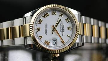 Thumbnail von Rolex Datejust 36 Steel Gold 126233 Oyster - White Roman - New - Fullset 2025