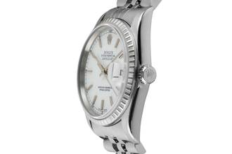 Thumbnail von Rolex Datejust 36 White Dial Edelstahl Automatik Herrenuhr Ref. 16220 Y-Serie
