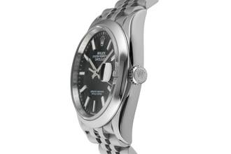Thumbnail von Rolex Datejust 36 Black Dial Stahl Automatik Herrenuhr Ref 126200 B&P 2020 LC100