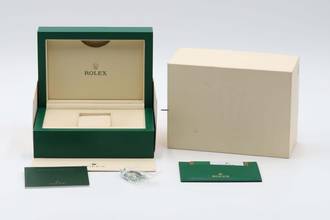 Thumbnail von Rolex Datejust 36 Black Dial Stahl Automatik Herrenuhr Ref 126200 B&P 2020 LC100