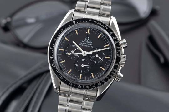  Omega Speedmaster Professional Moonwatch Chronograph Stahl Handaufzug Ref. 3590.50.00 B&P 
