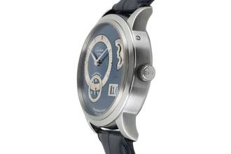 Thumbnail von Glashütte Original PanoMaticLunar Steel Automatic Men's Watch Ref 1-90-02-05-02-04 B&P 2007