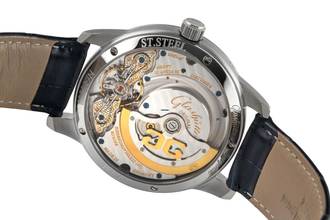 Thumbnail von Glashütte Original PanoMaticLunar Steel Automatic Men's Watch Ref 1-90-02-05-02-04 B&P 2007